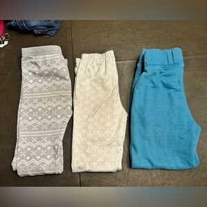 Falls Creek Kids Sweatpants Set - Gray, Cream, and Blue